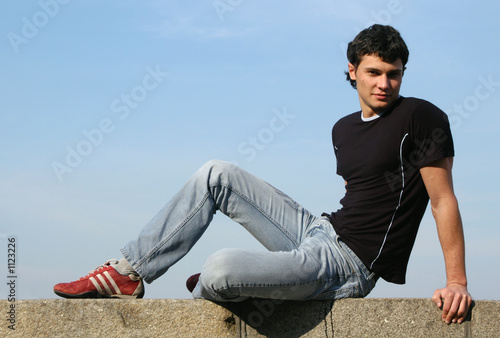 Fényképezés sitting teenager