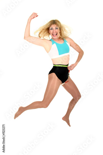 jumping for joy at weight loss 3