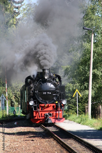 dampflok der fichtelbergbahn