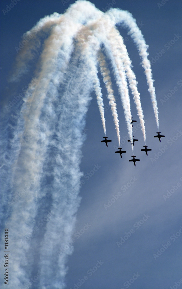 Obraz premium exhibición aérea