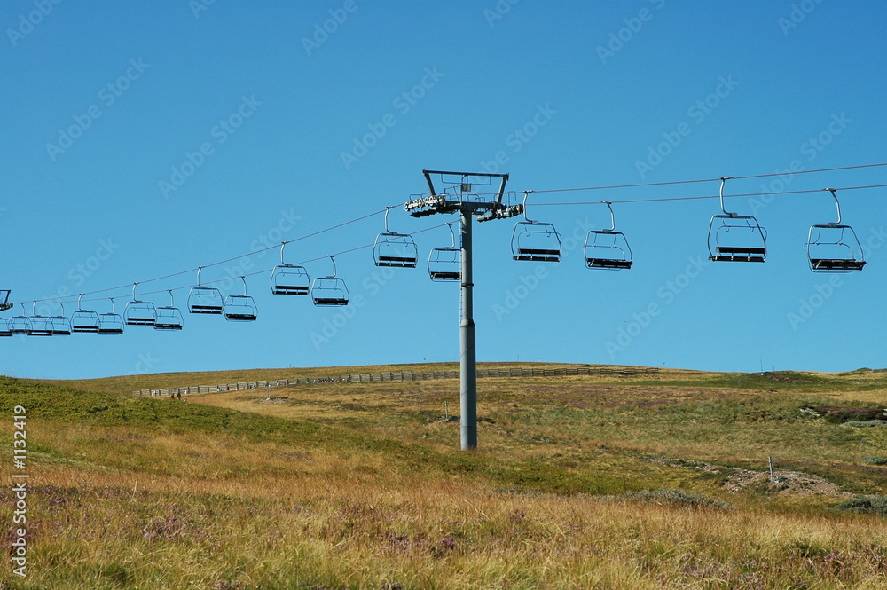 téléski en été en auvergne