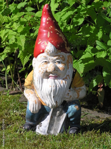 Obraz na płótnie gartenzwerg