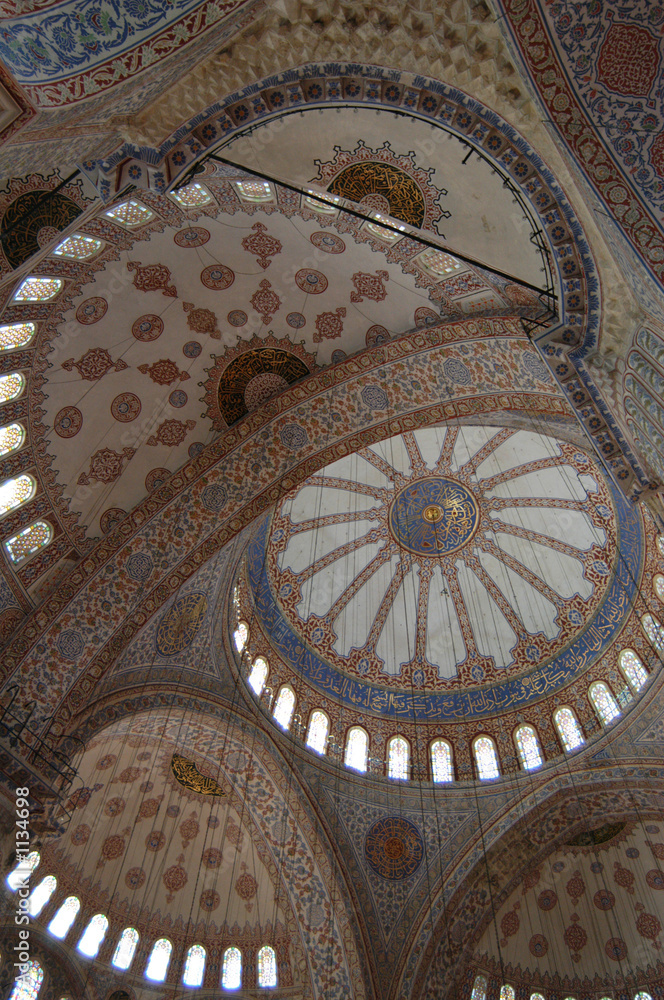 blue mosque interior