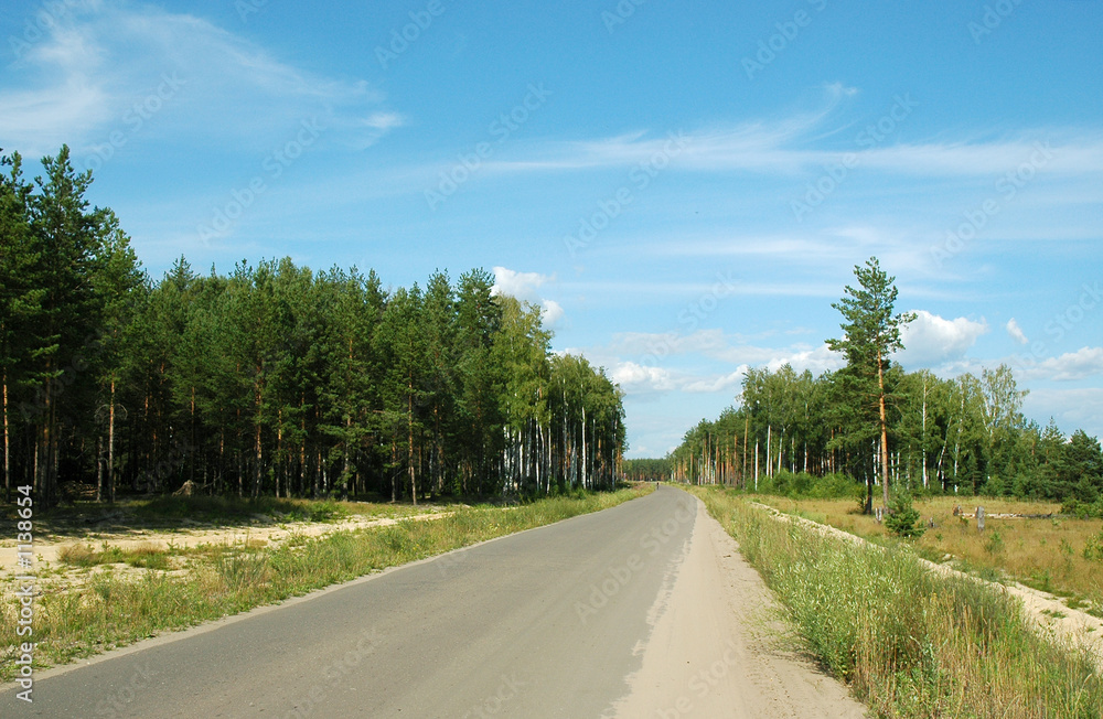 asphalt road