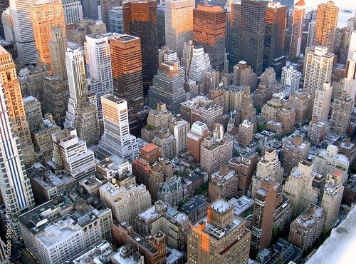 new york am abend