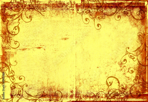 grunge warm photographic frame