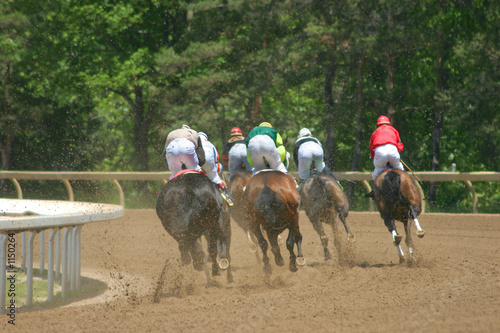 horses round the corner