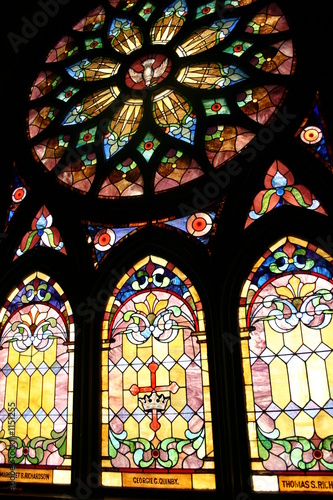 church stained glass window
