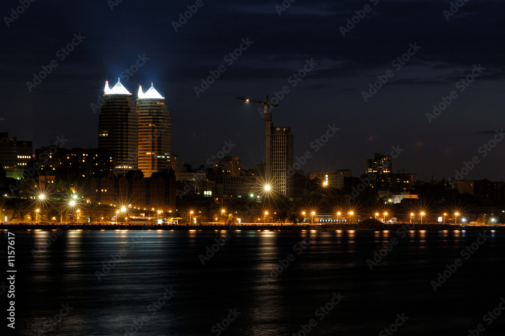 Naklejka premium night lights