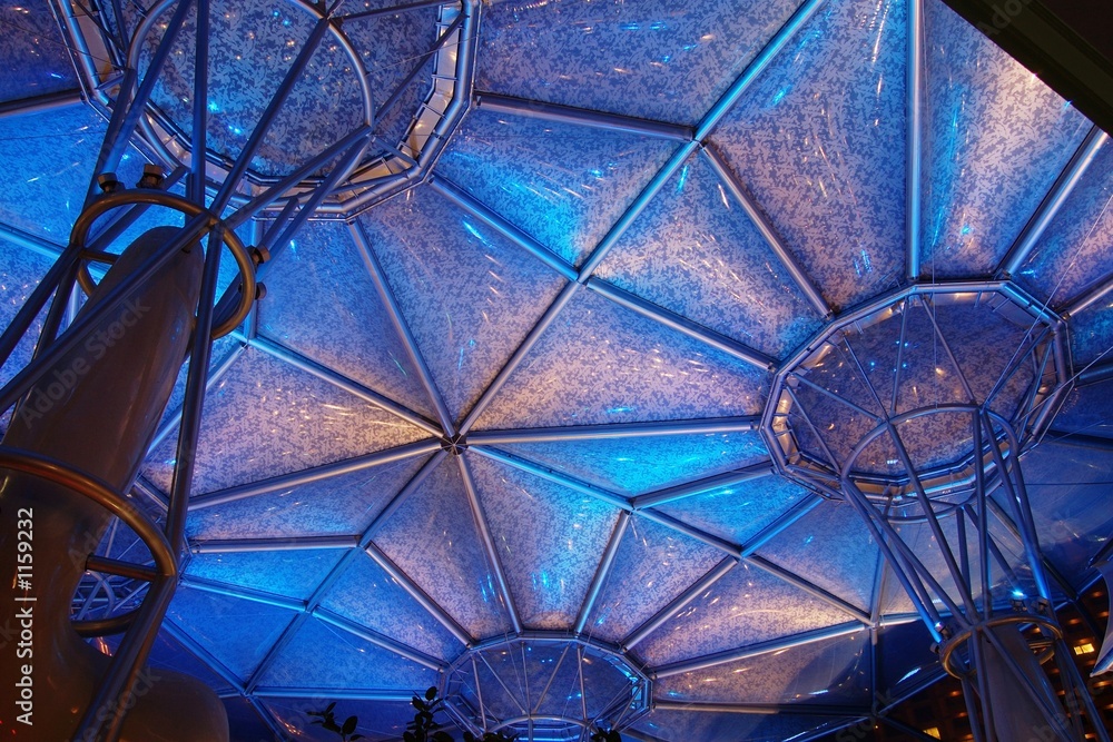 Fototapeta premium blue roof