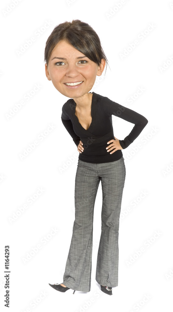 caricature of woman