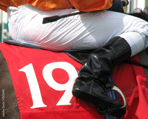 Fényképezés jockey on horse