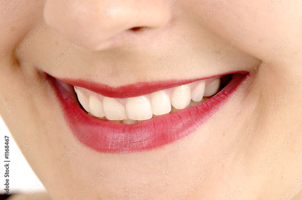 Naklejka premium beautiful smile