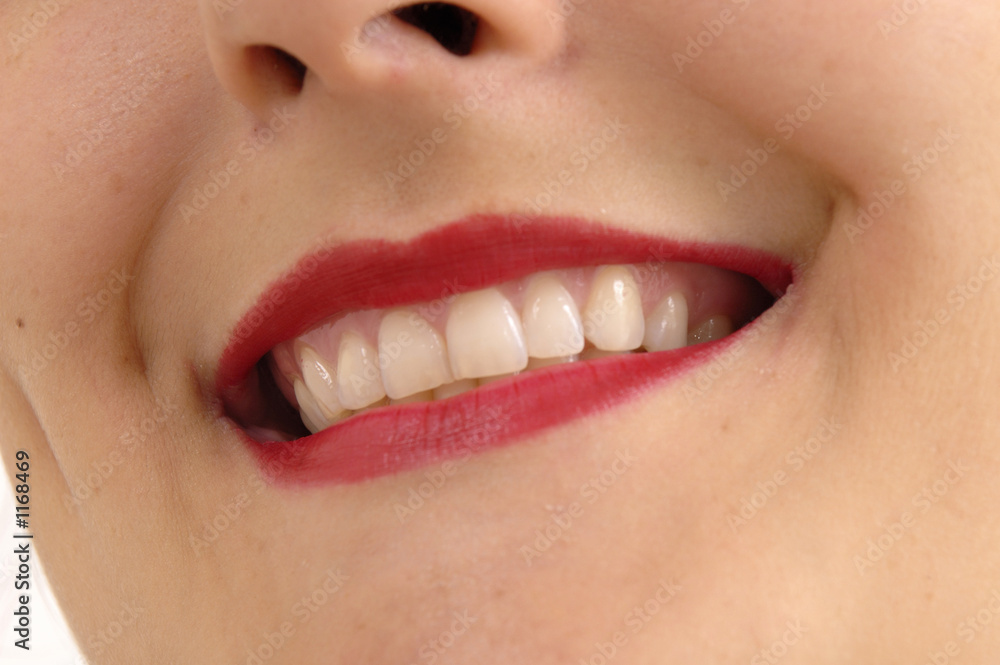 Naklejka premium beautiful smile