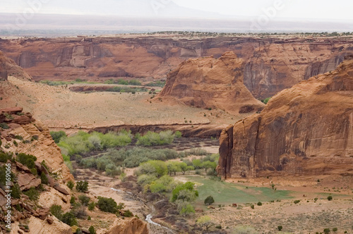 Canvastavla into the canyon 2