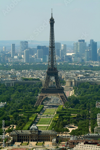 eiffel tower and champs de mars