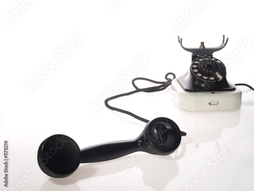 Slika na platnu old style phone