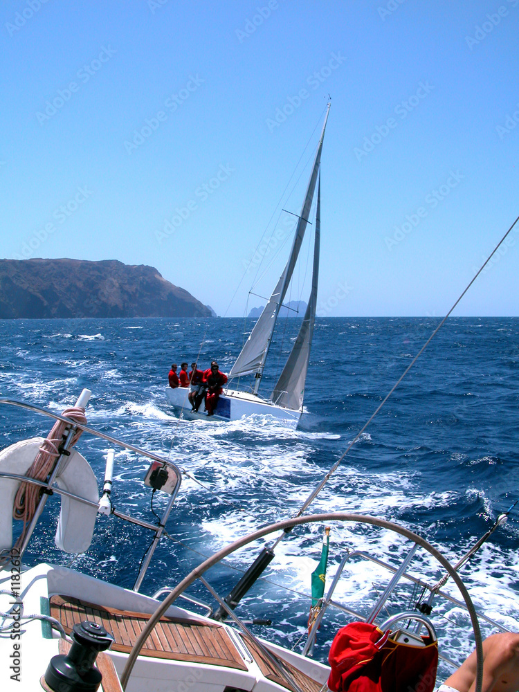 Obraz premium sailing in regatta