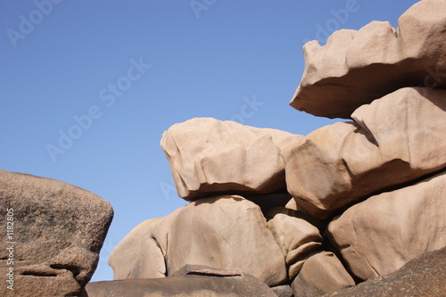 les rochers de la granit rose photo