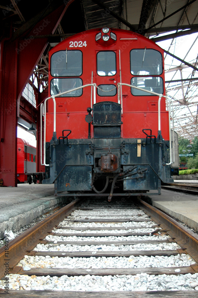 Obraz premium old train caboose