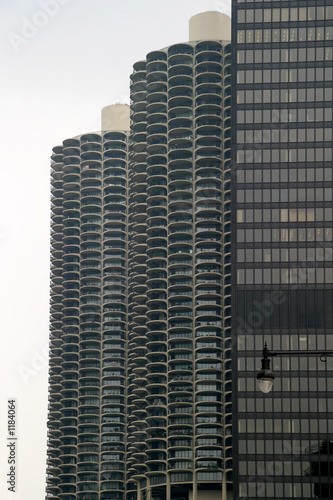 chicago - skyscrapers with balconies