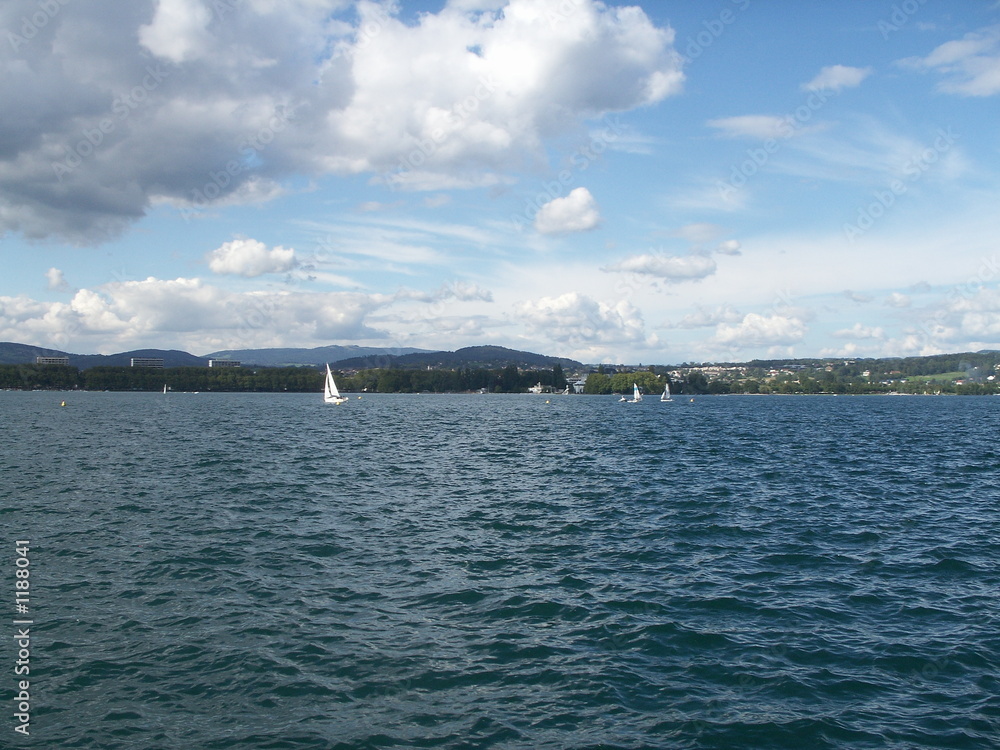 Obraz premium voilier lac