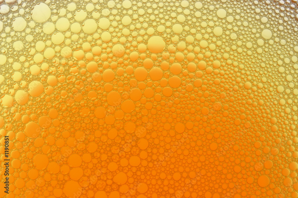 orange yellow bubbles