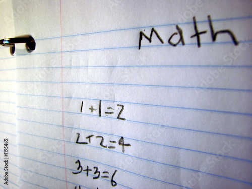 back to school math photo