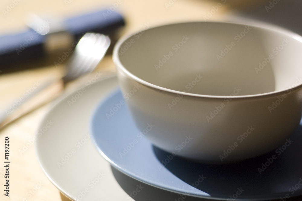 place setting with shallow depth of field place setting with shallow depth of field