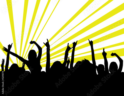 dancing at a party
