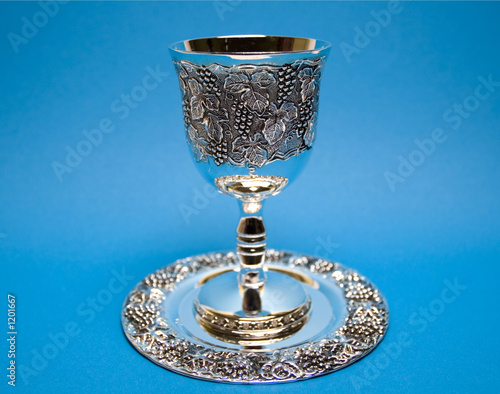 kiddush and saucer