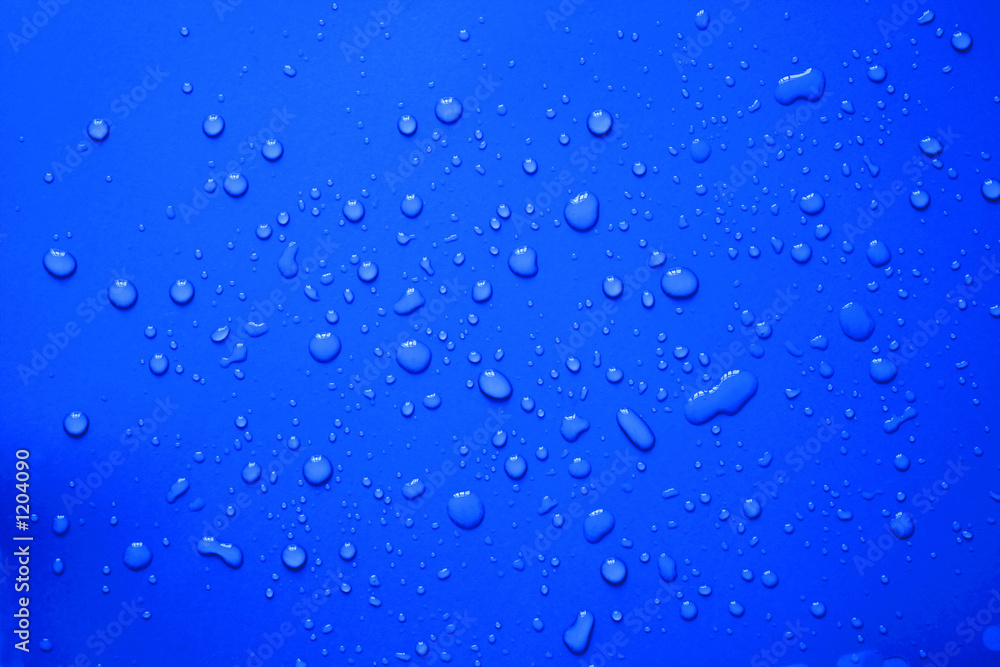 blue waterdrops texture