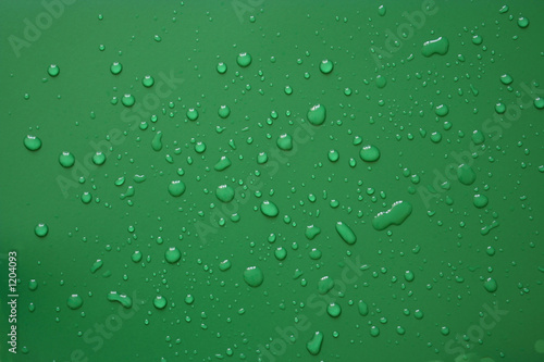 green water drops