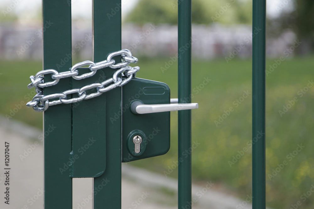 Fototapeta premium porte fermée