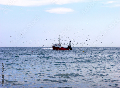 Obraz na plátně fishing trawler
