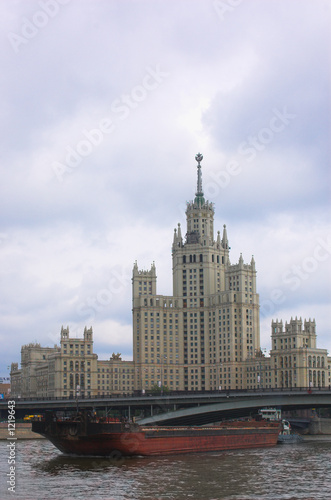 Photography moscow skyscraper