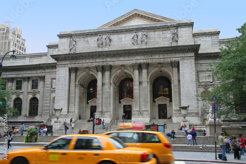 Canvas Print new york public library