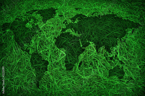 green grass world map #1222090