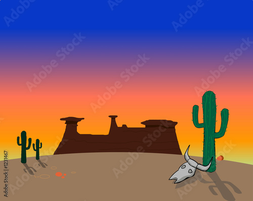 western sunset
