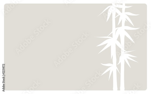 bamboo stationary on beige