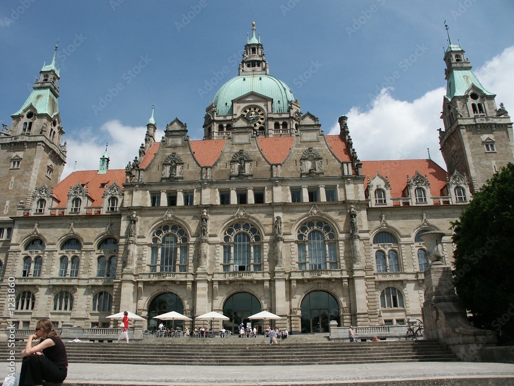 Fototapeta premium hannover raathaus 2