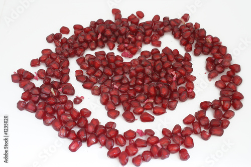 pomegranate - heart shaped - love