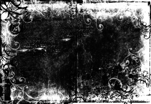 grunge photographic frame