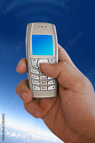 Wallpaper Mural hand cell phone Torontodigital.ca