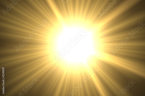 beaming yellow sun