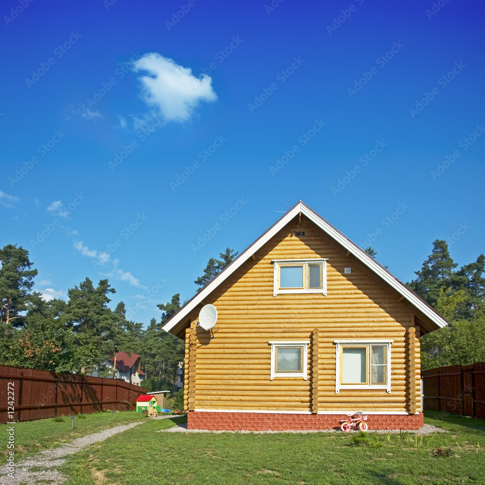 wooden house