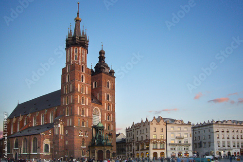 the main square in krakow #1243067