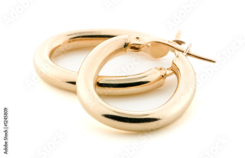 gold jewellery - earrings