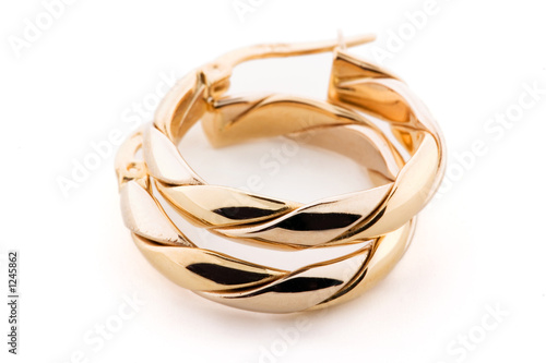 gold jewellery - earrings