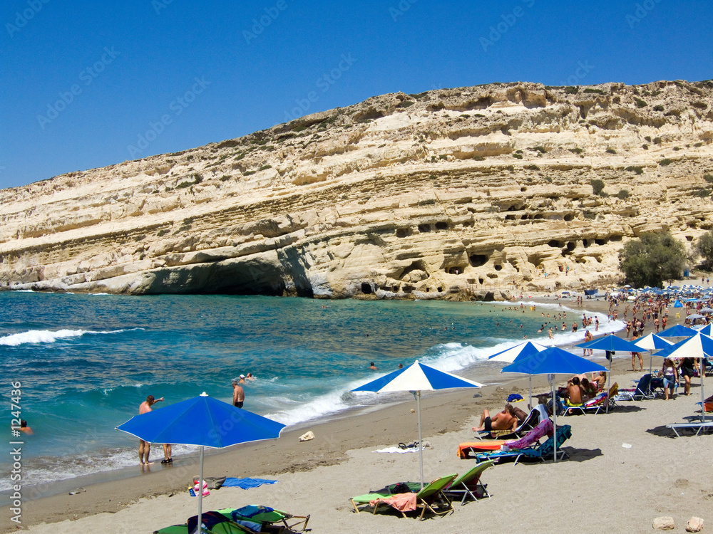 Obraz premium strand kreta
